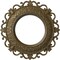 Ekena Millwork Orrington Ceiling Medallion (Canopies up to 6 5/8"), 13 1/4"OD x 6 5/8"ID x 1 1/8"P, Mississippi Mud CM13ORMMF - alternate 1